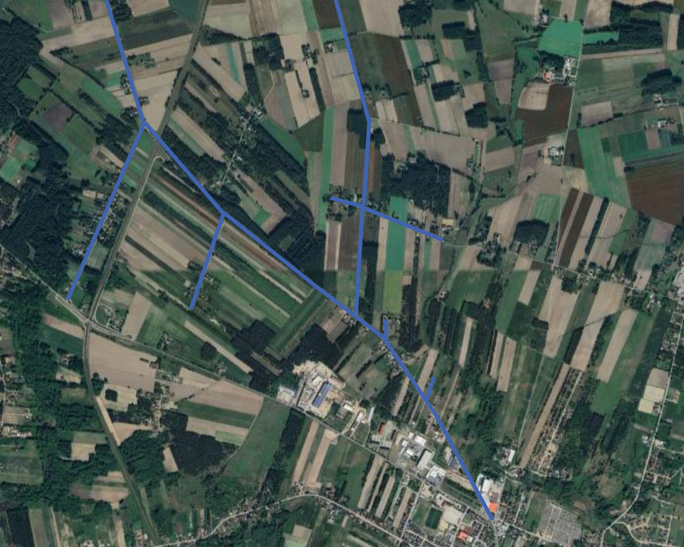 ul. Przemysłowa, Jackowo, Mazewo, Lubomin